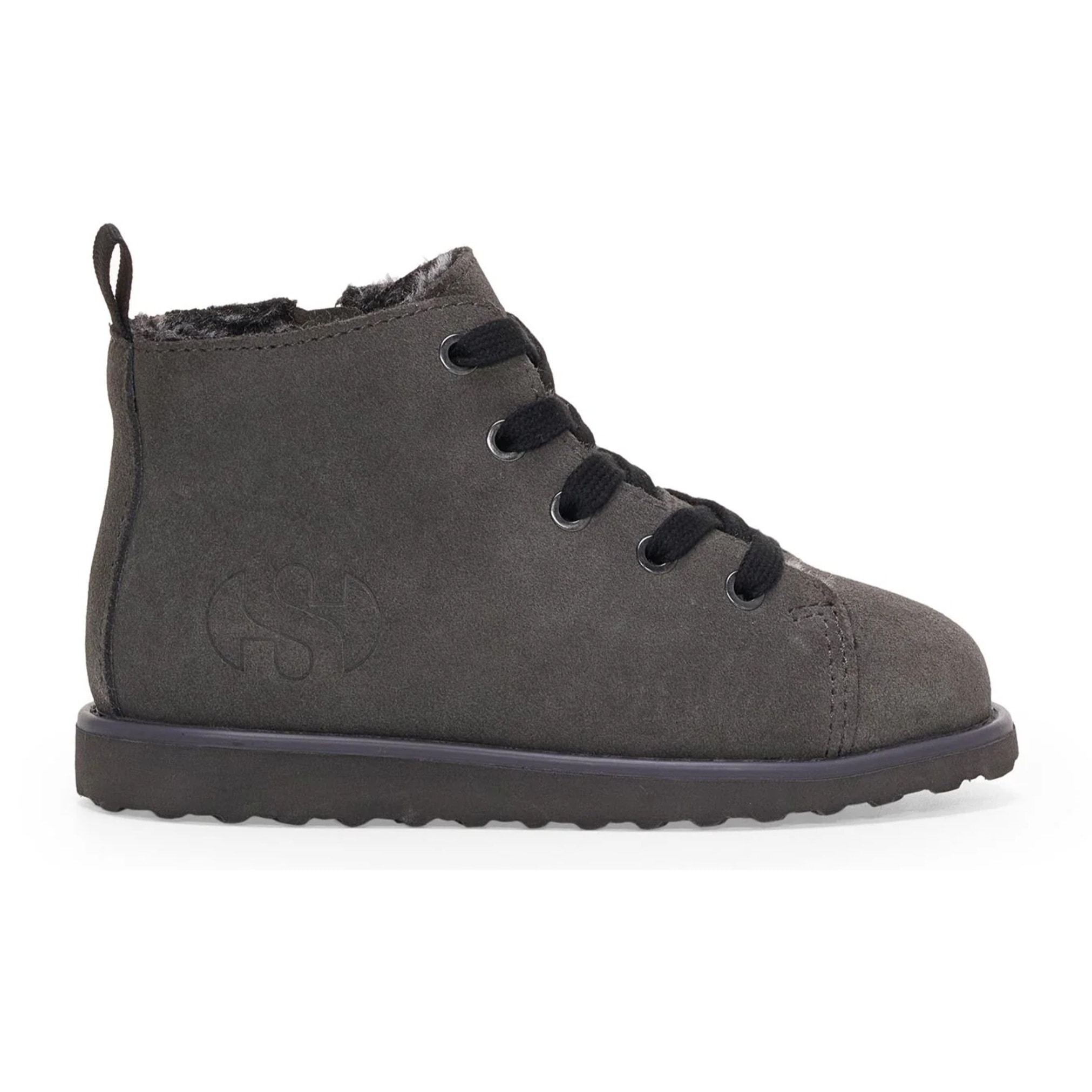 Superga - Stivaletti Bambino/a Grigio - 3008 KIDS LACE-UP BOOT SUEDE