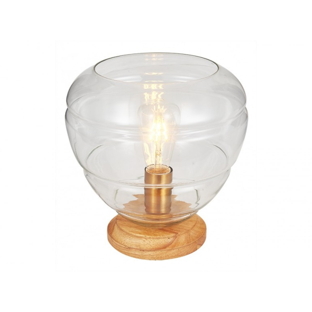 Lampe à poser en verre TRANSPARENT - CHAMPI
