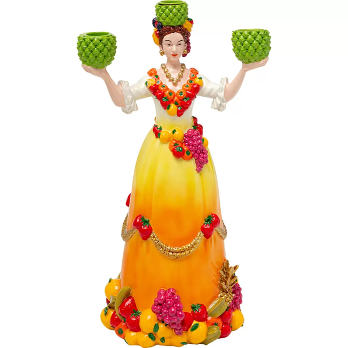 Chandelier femme ananas 36cm Kare Design