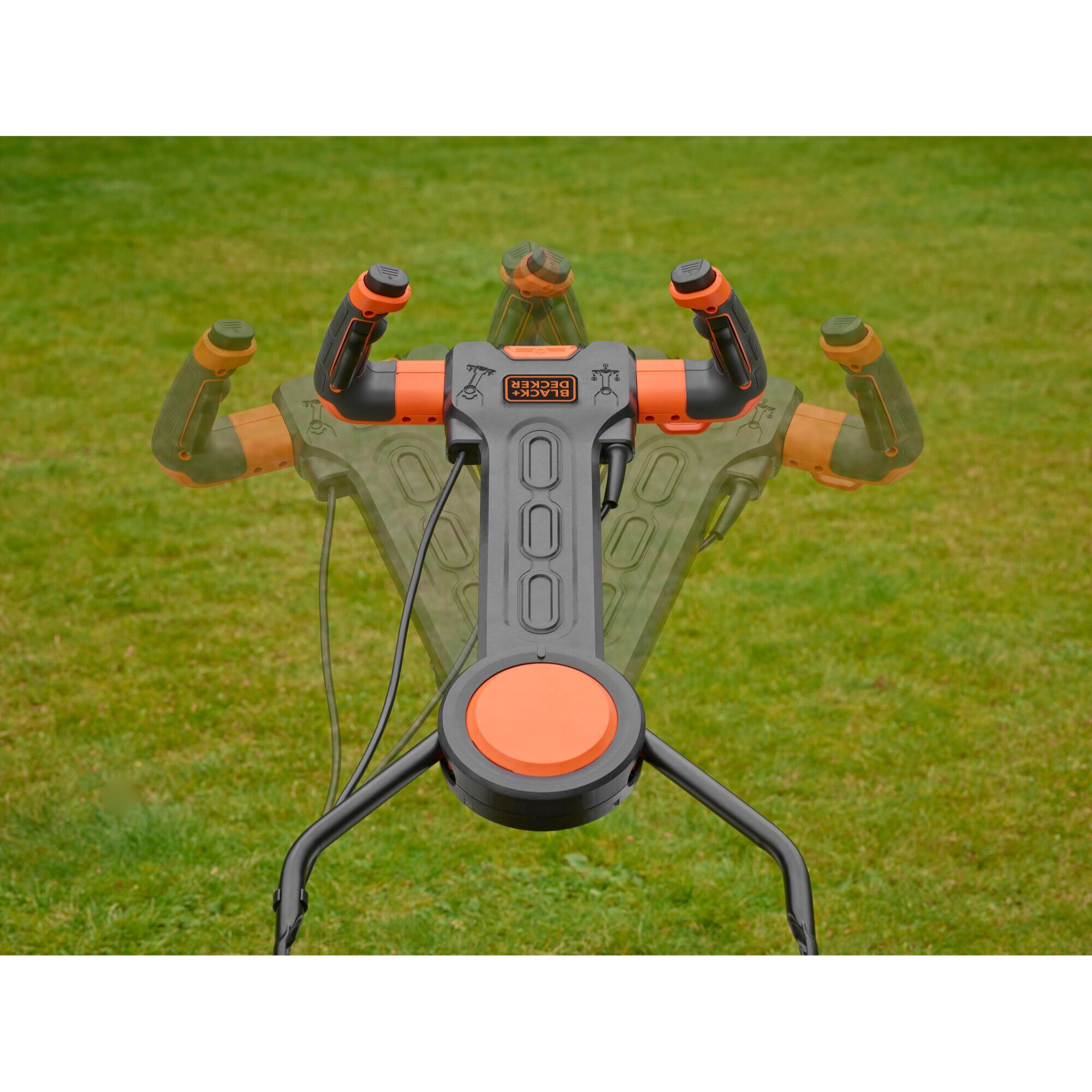 Tondeuse gazon électrique 42 cm, 6 hauteurs réglables 20, 30, 40, 50, 60 et 70 mm, poignée 3 positions