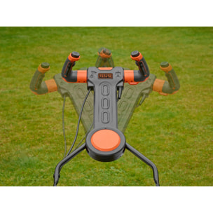 Tondeuse gazon électrique 42 cm, 6 hauteurs réglables 20, 30, 40, 50, 60 et 70 mm, poignée 3 positions