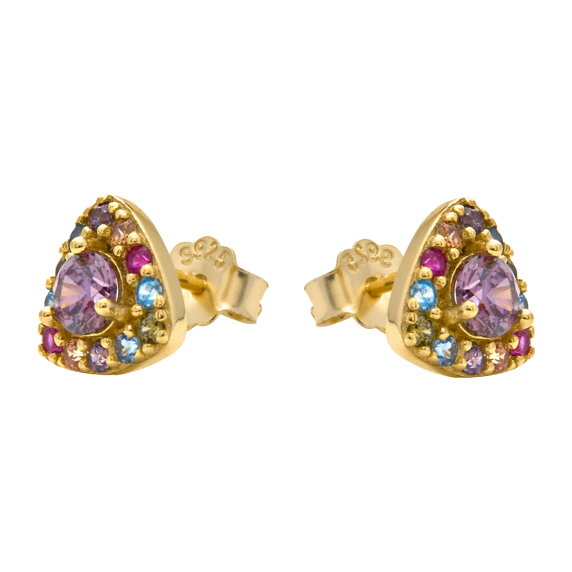 Pendientes Aldra acabado oro amarillo 18k