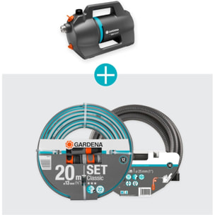 Kit pompe d'arrosage de surface 4200 Silent - GARDENA - 9055-20