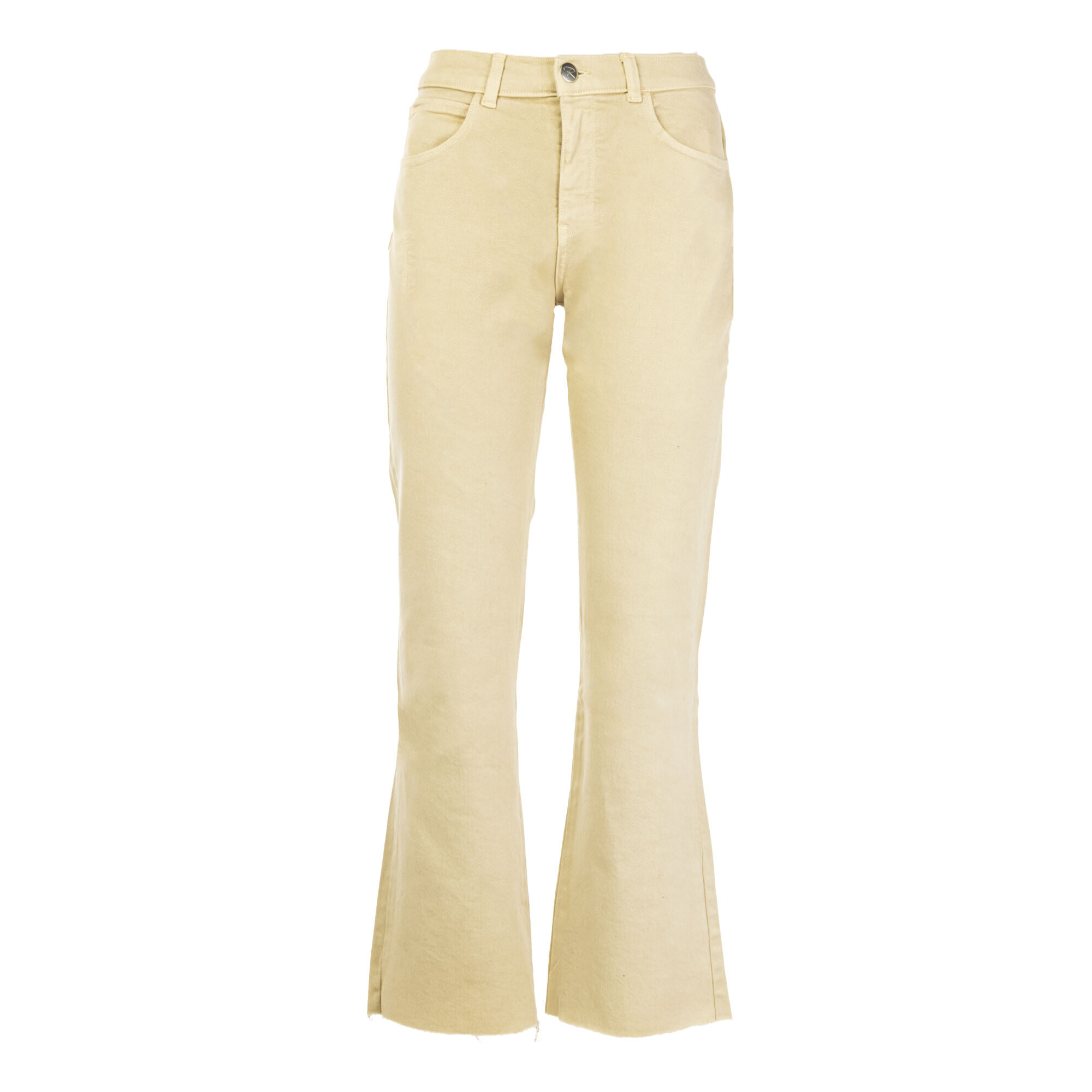 REIGN pantalone donna ecru'