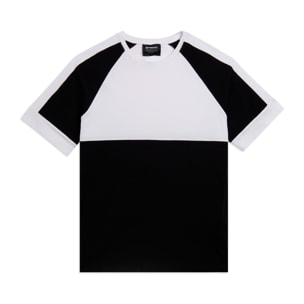 T-shirt con blocchi di colore