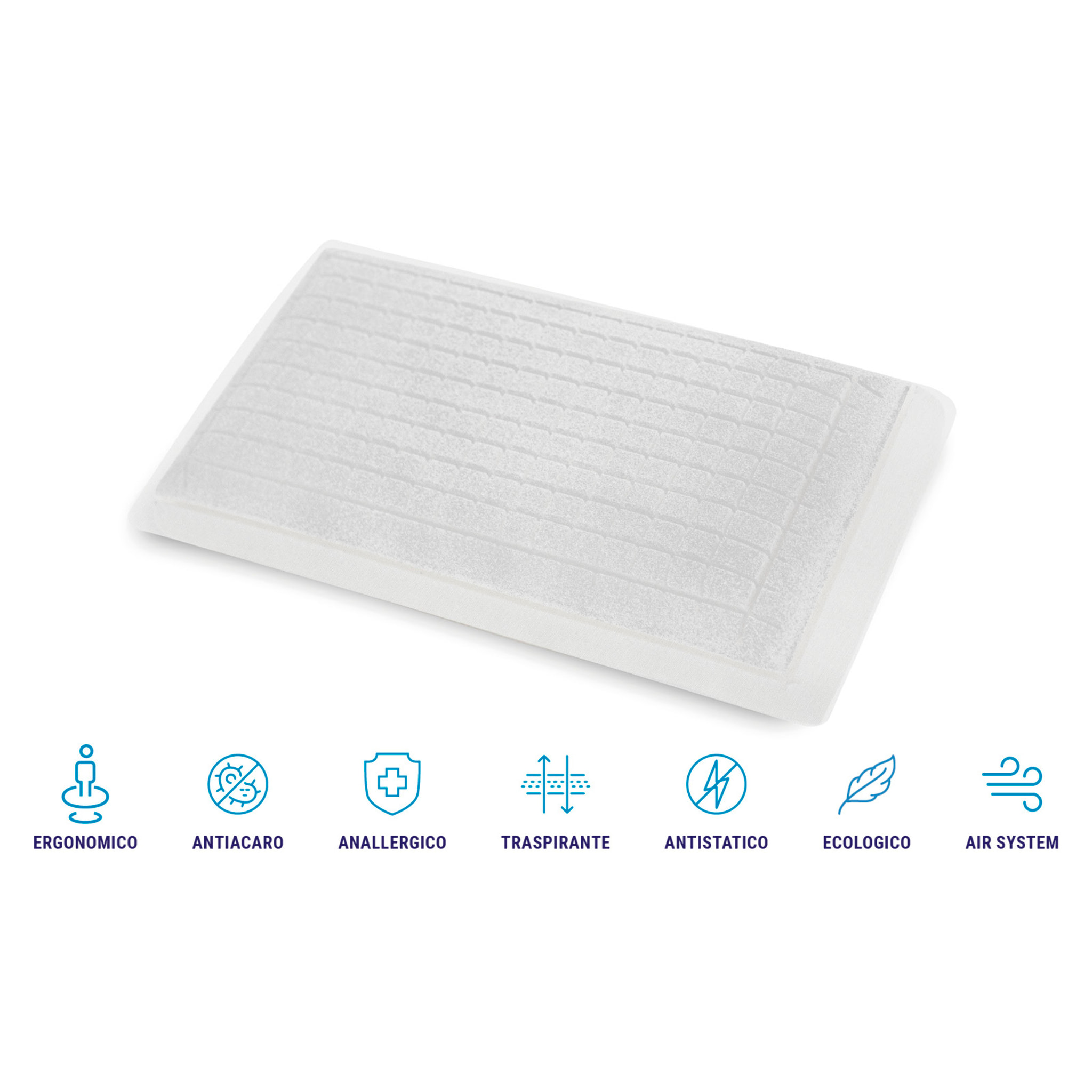 Coppia Cuscini MyCeramic in Memory Foam con Sfere di MyCeramic Termoregolanti