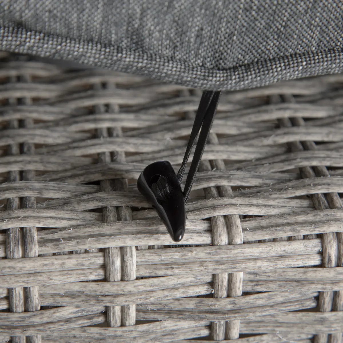 Pouf de jardin carré Polynésia Havane