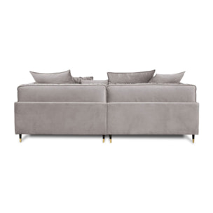 Canapé Velours Fiorenzo - 3 places