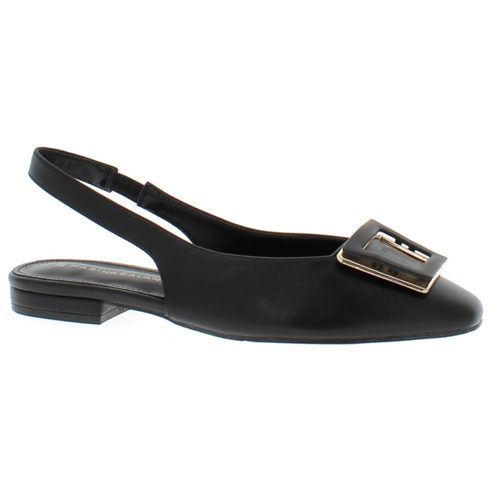Marina Galanti Scarpe Donna Ballet Flat with Medal Horsebit MG 1A118 Black