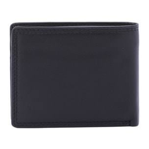 Portafoglio uomo in vera pelle - Modello False - Artigianale - 8.5 x 11.0 x 2.5 cm