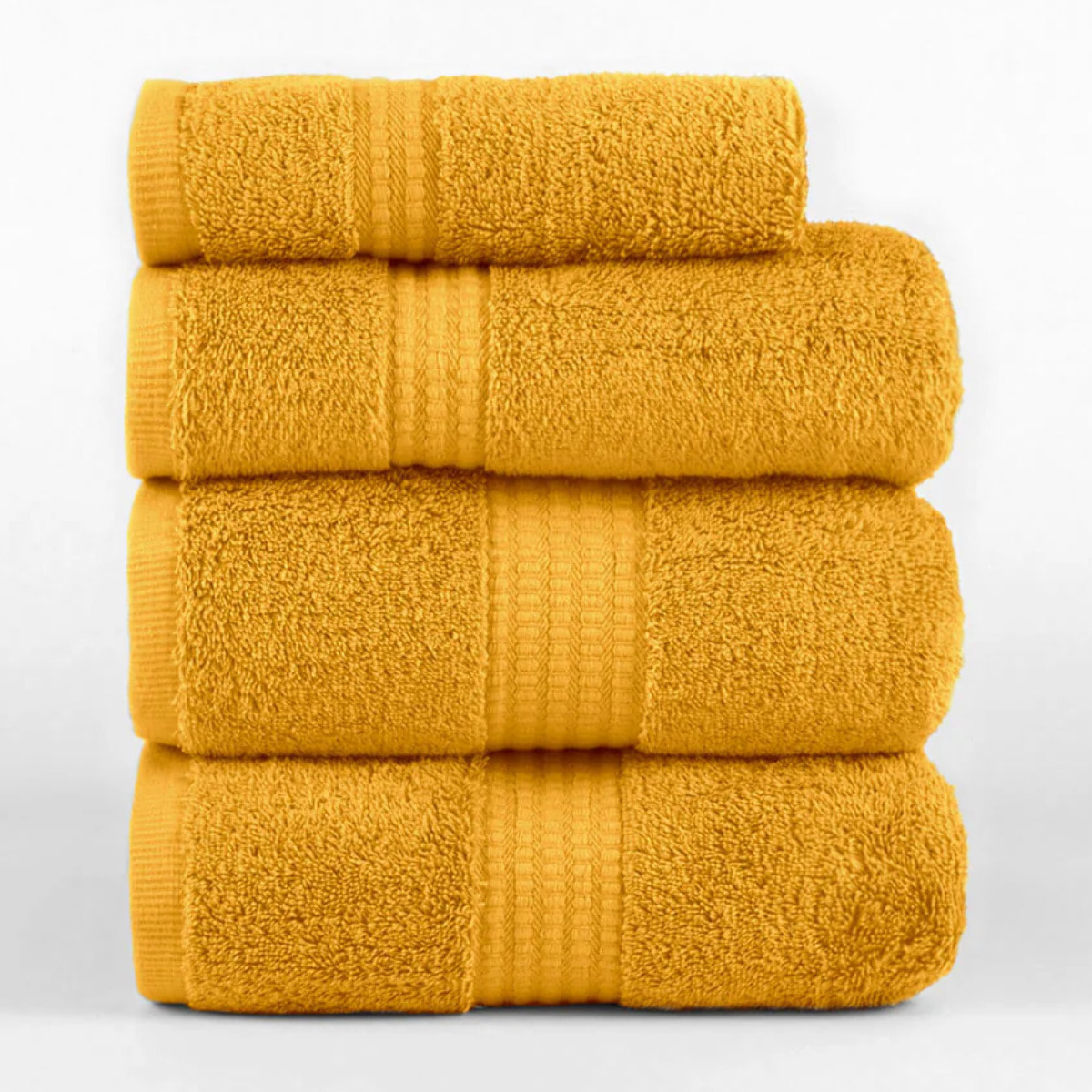 Toalla de baño 700gr mostaza