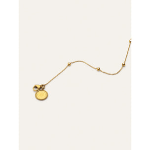 Collana Dots L Acciao Placcato Oro