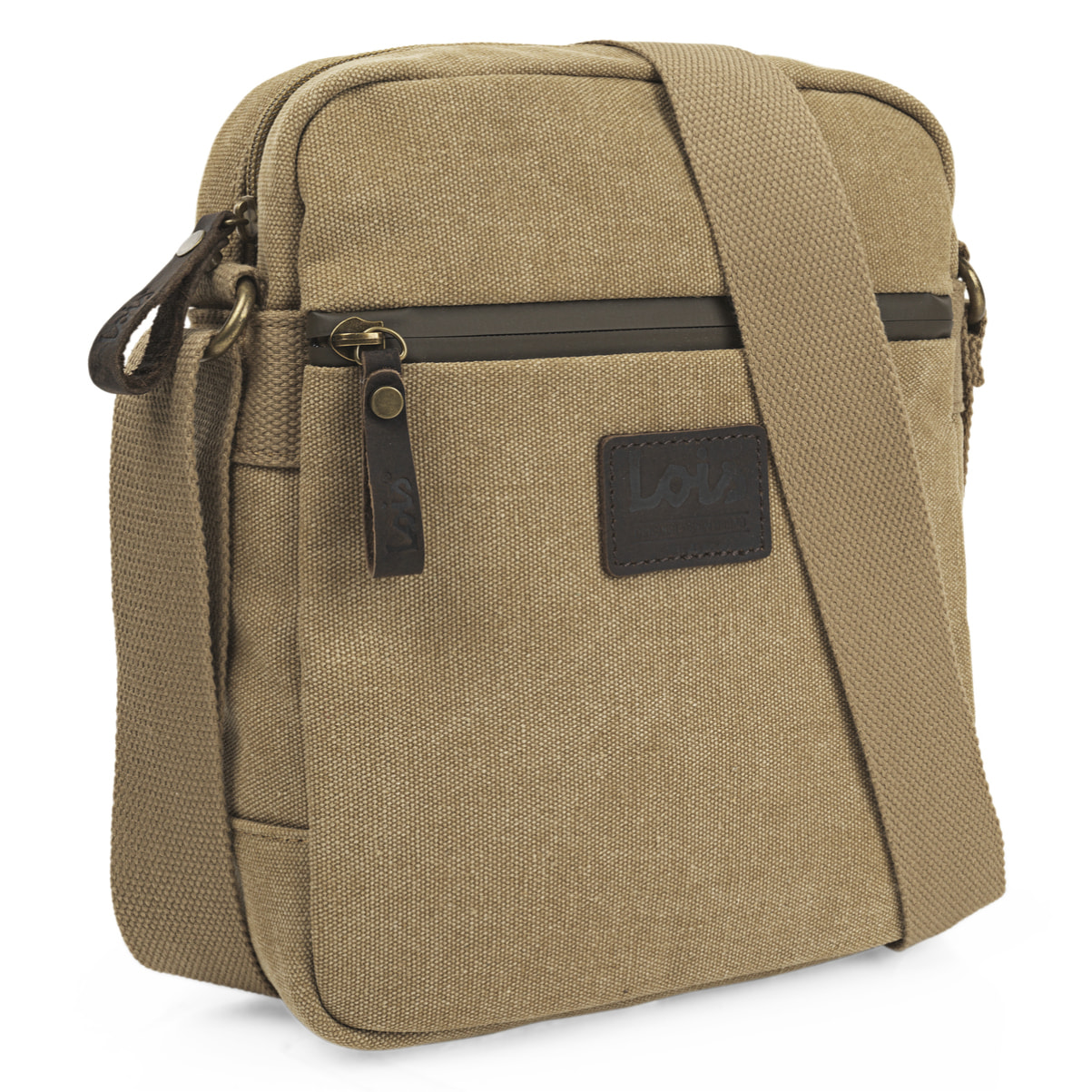 Bandolera Hombre Textil Lois Hubbard Camel