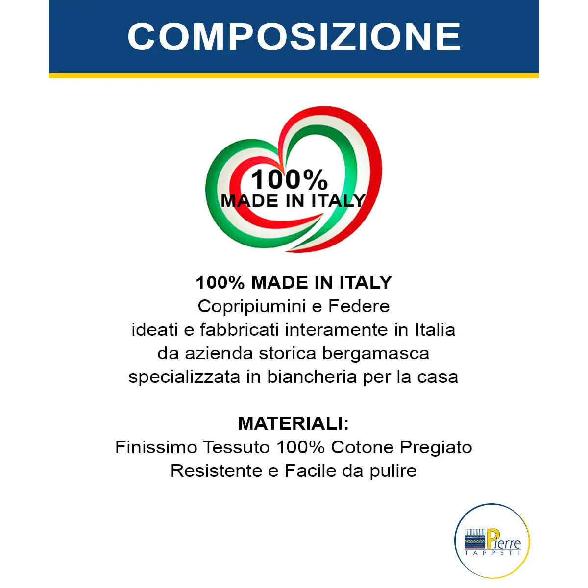 Parure Copripiumino Trama Azzurro in Cotone 100% Made in Italy, Stampa Digitale HD