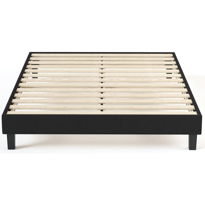 Lit adulte en tissu - AXEL