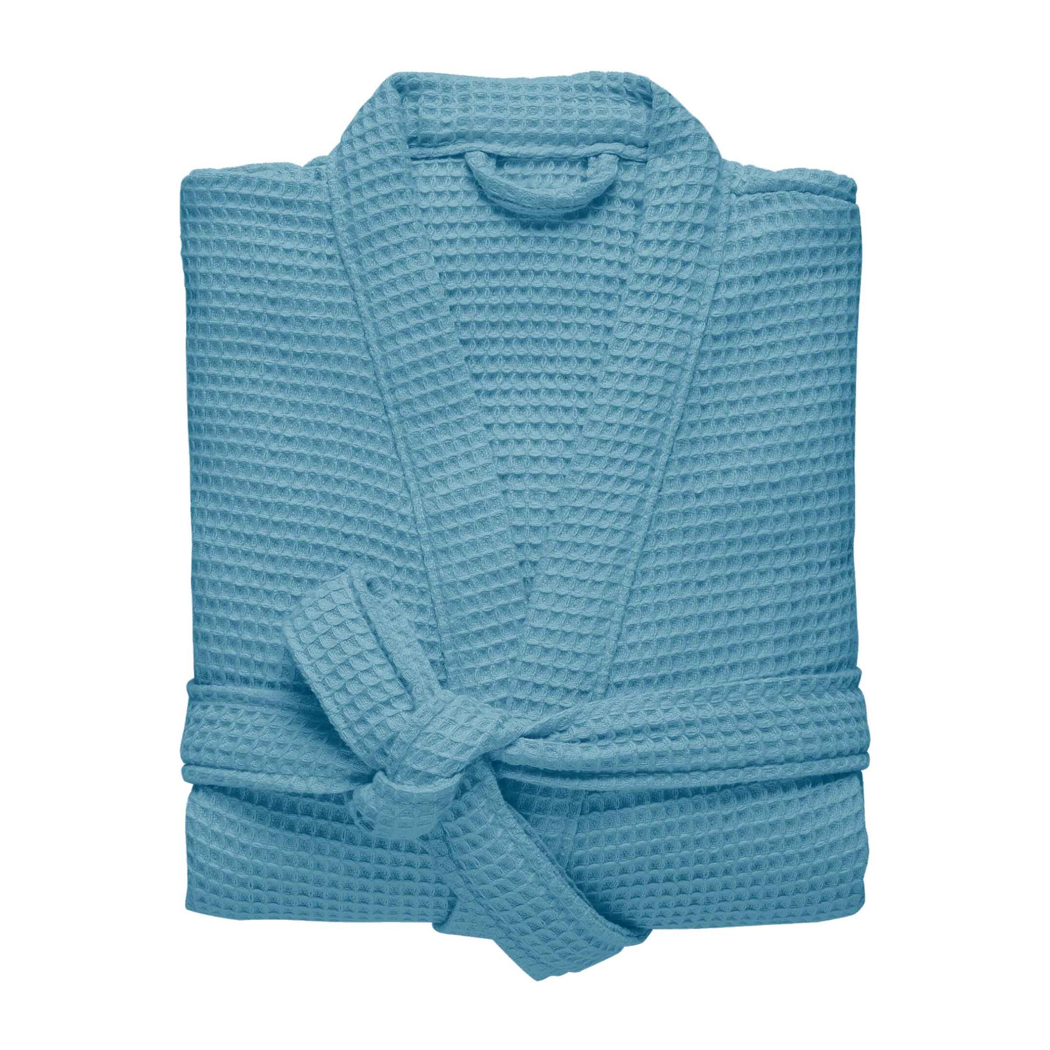 Peignoir col châle, éponge 280g/m² nid d'abeille