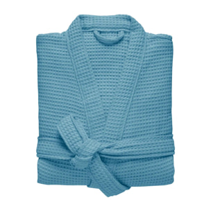 Peignoir col châle, éponge 280g/m² nid d'abeille