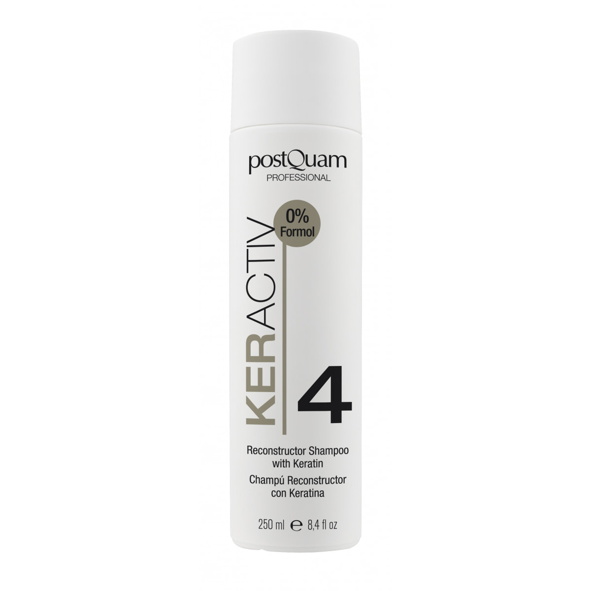 Reconstructor shampoo avec keratine 250 ml.