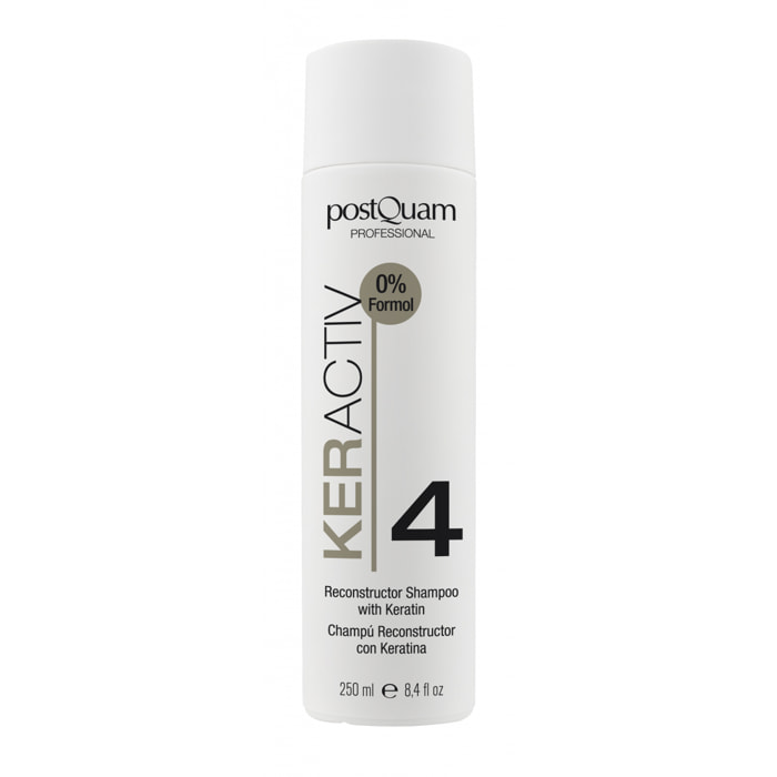 Reconstructor shampoo avec keratine 250 ml.