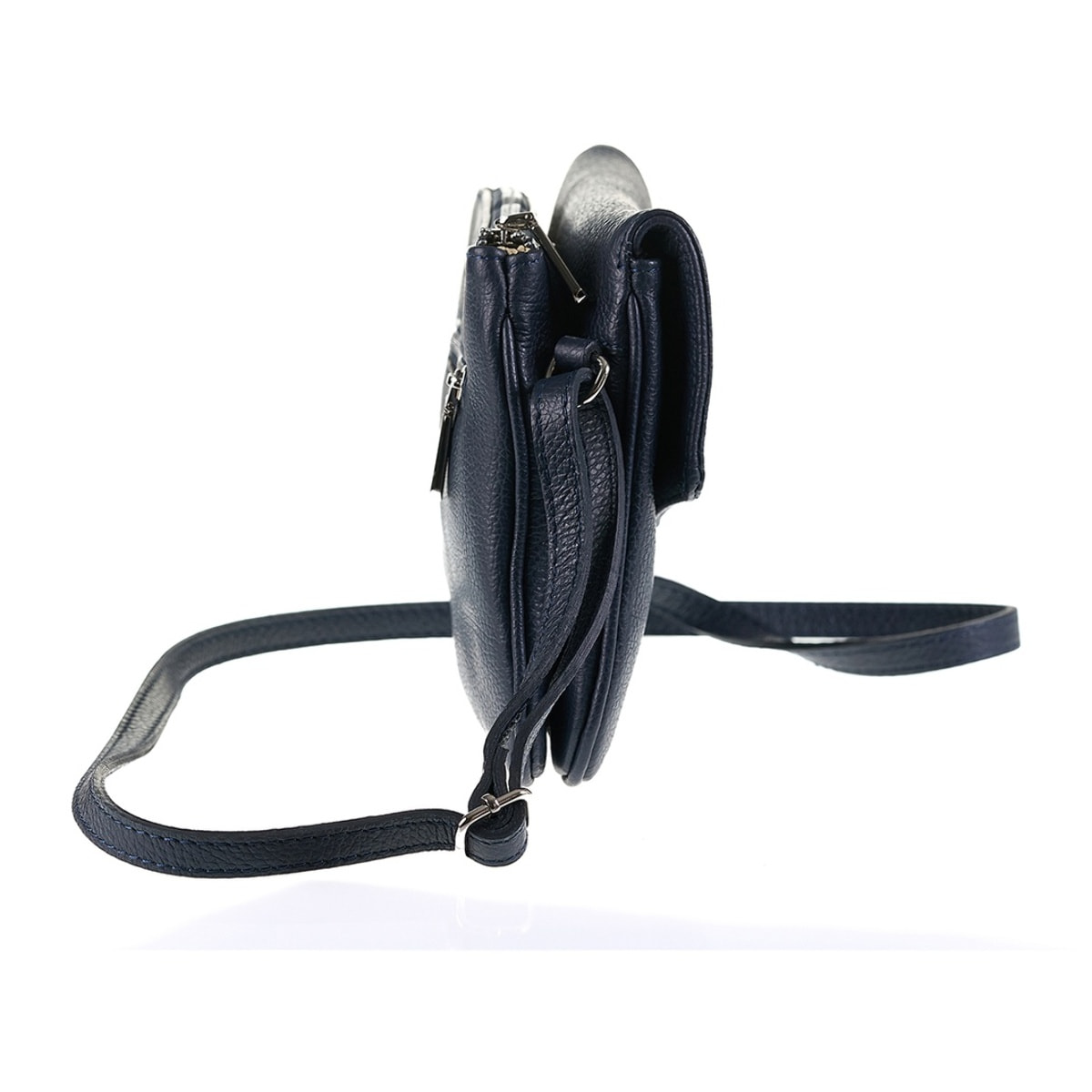 Borsa a tracolla da donna Made in Italy - Modello Seraphina Lux - 100% pelle - 26.0 x 18.0 x 4.0 cm