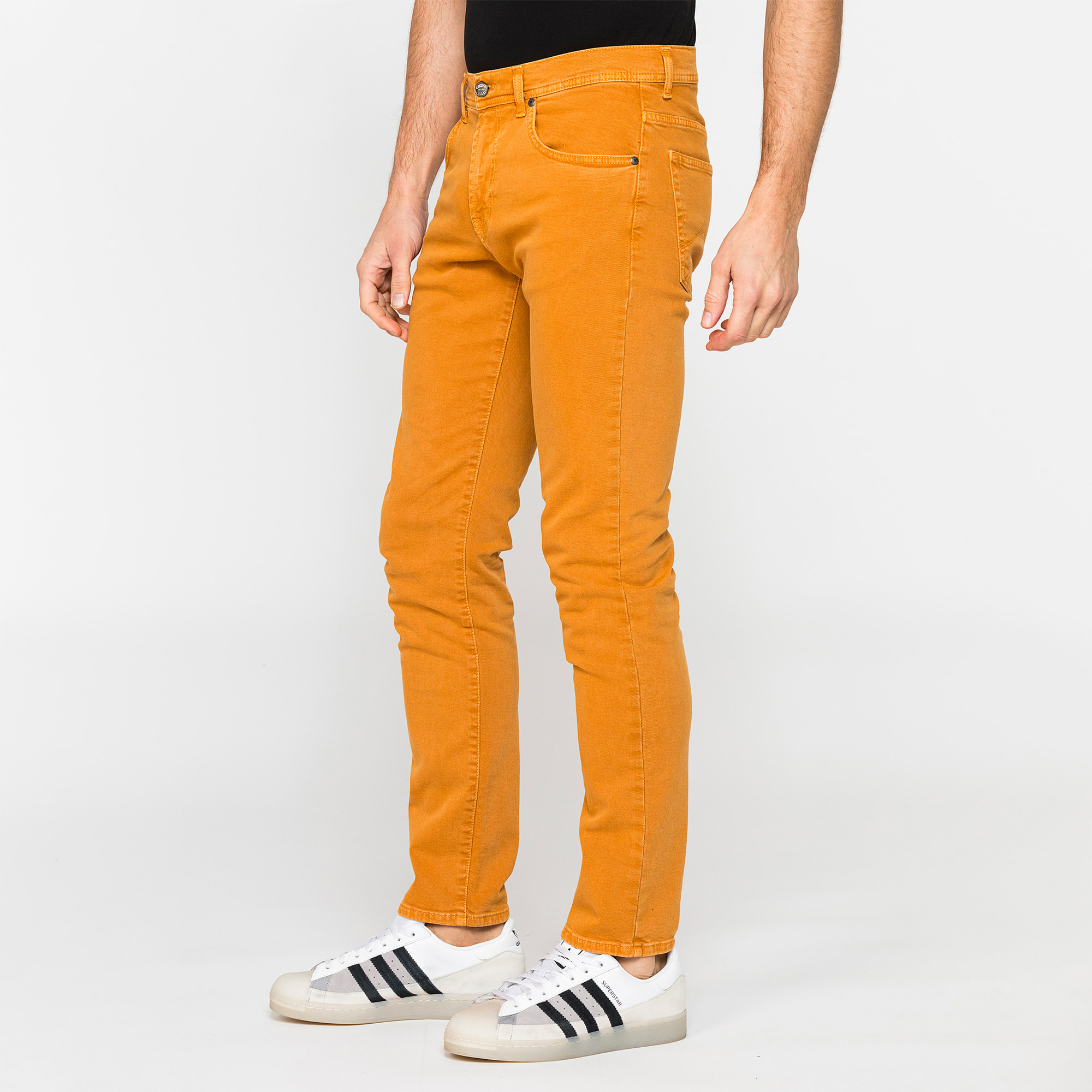 JEANS COLOR SLIM FIT IN BULL DENIM STRETCH TINTO OLD