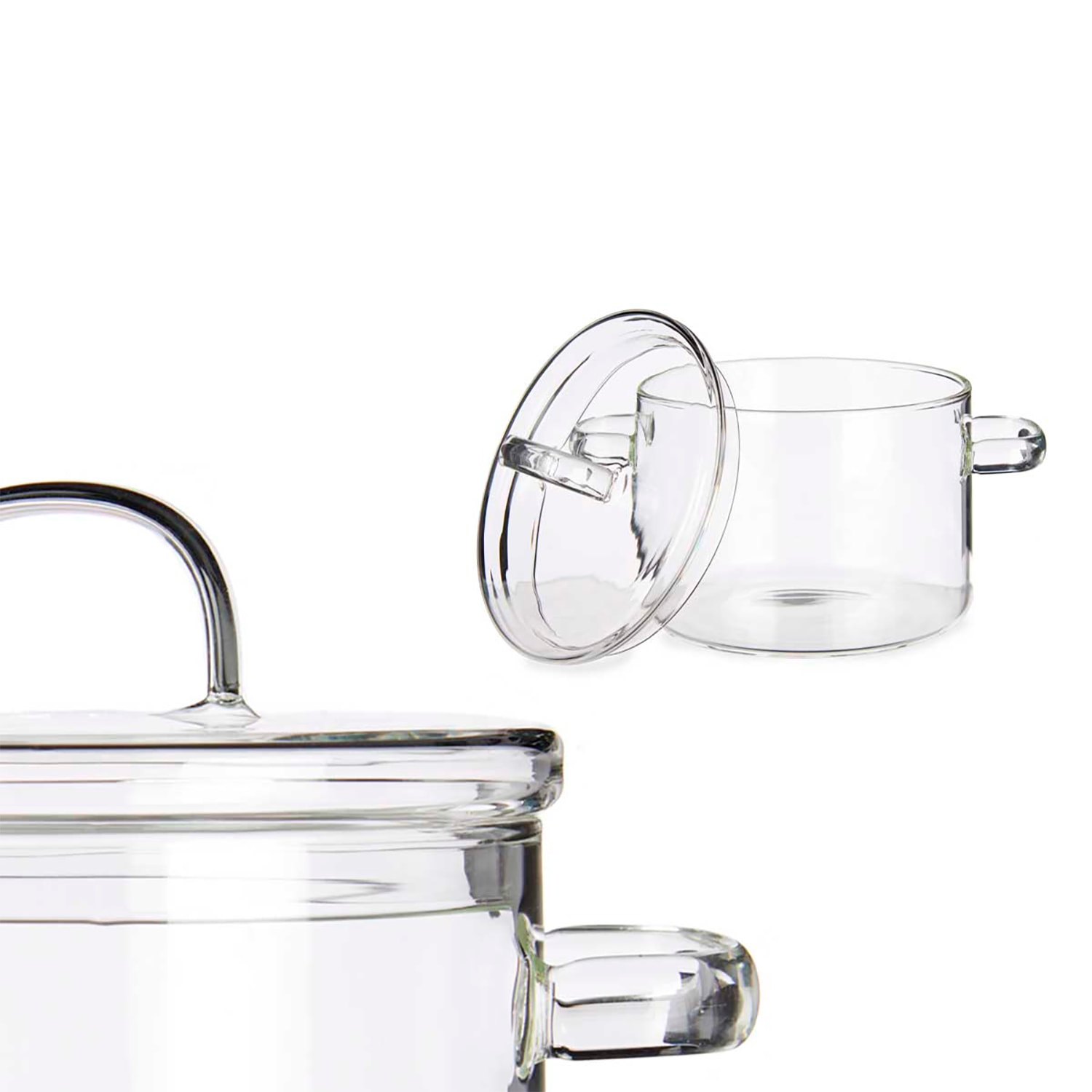 DAM VASO IN BOROSILICATO 1000ML 13,5x19x13,8 Cm. Colore trasparente