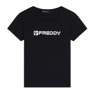 T-shirt basic donna in 100% cotone Freddy