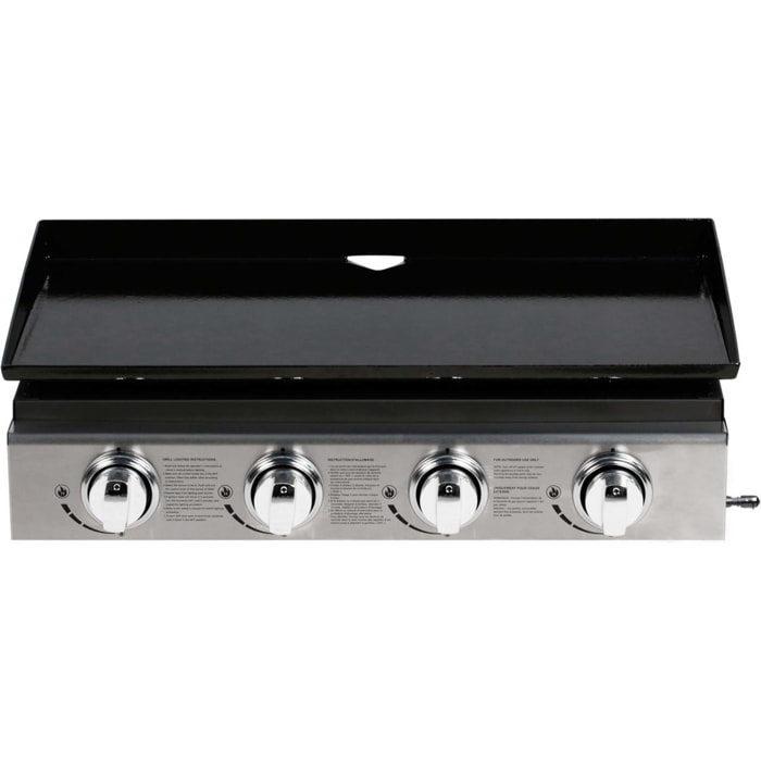 Plancha "Presto 4" - 4 Brûleurs - 9.7kW - Gris