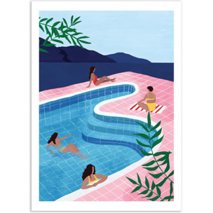 Affiche - Pool ladies - Maja Tomljanic