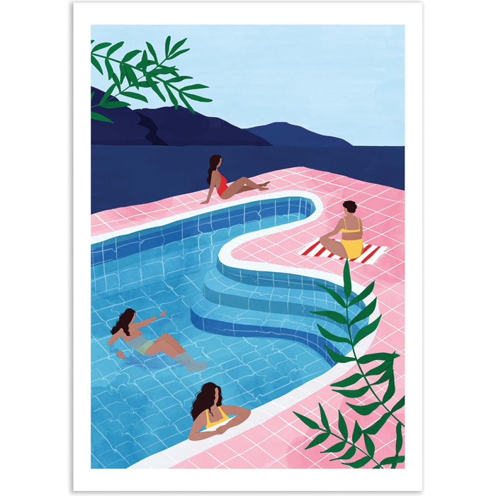 Affiche - Pool ladies - Maja Tomljanic