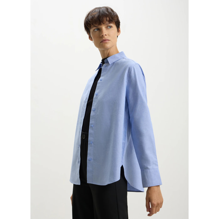 Camicia basic in tessuto Oxford