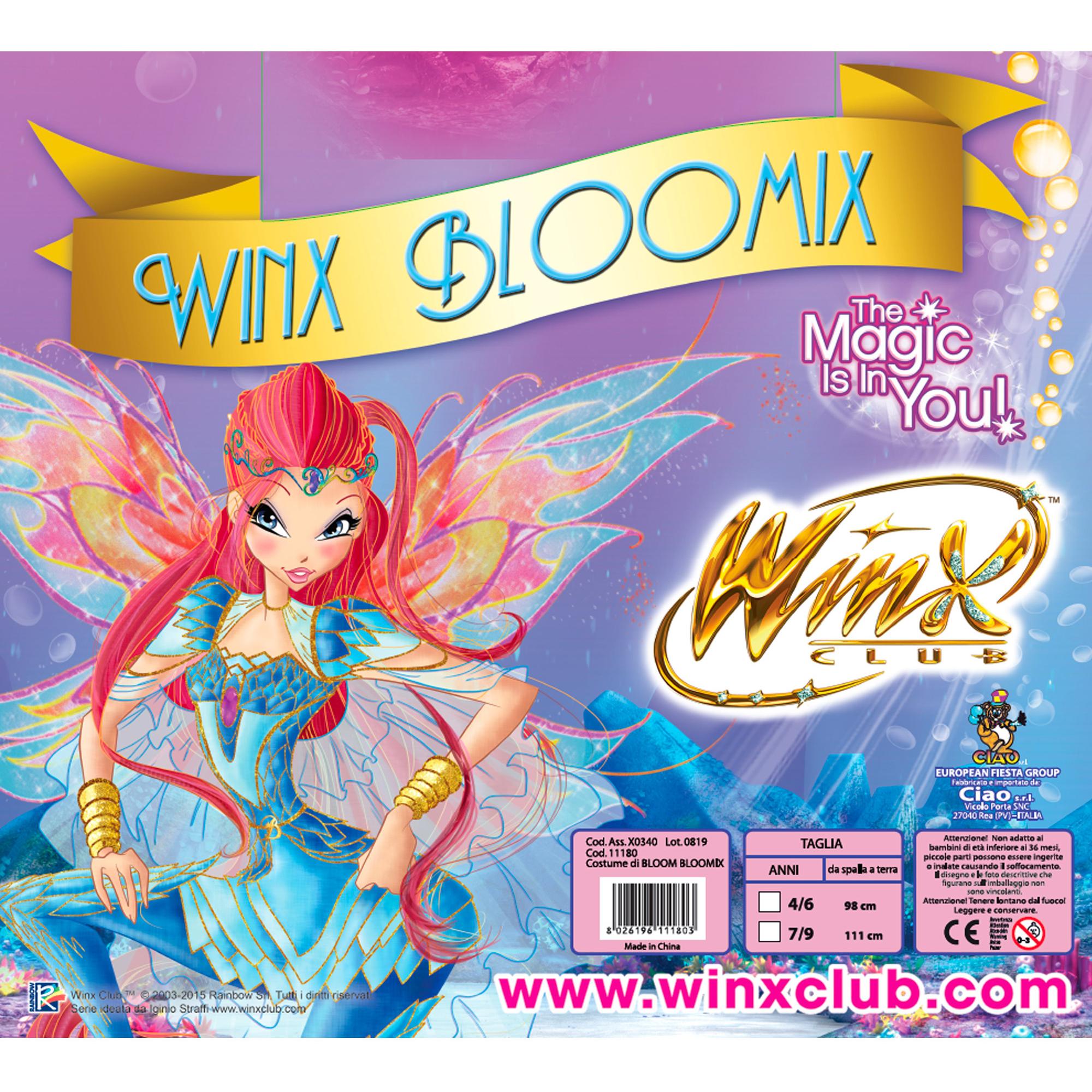 Bloom Bloomix Costume Trasformazione Winx Club Bambina