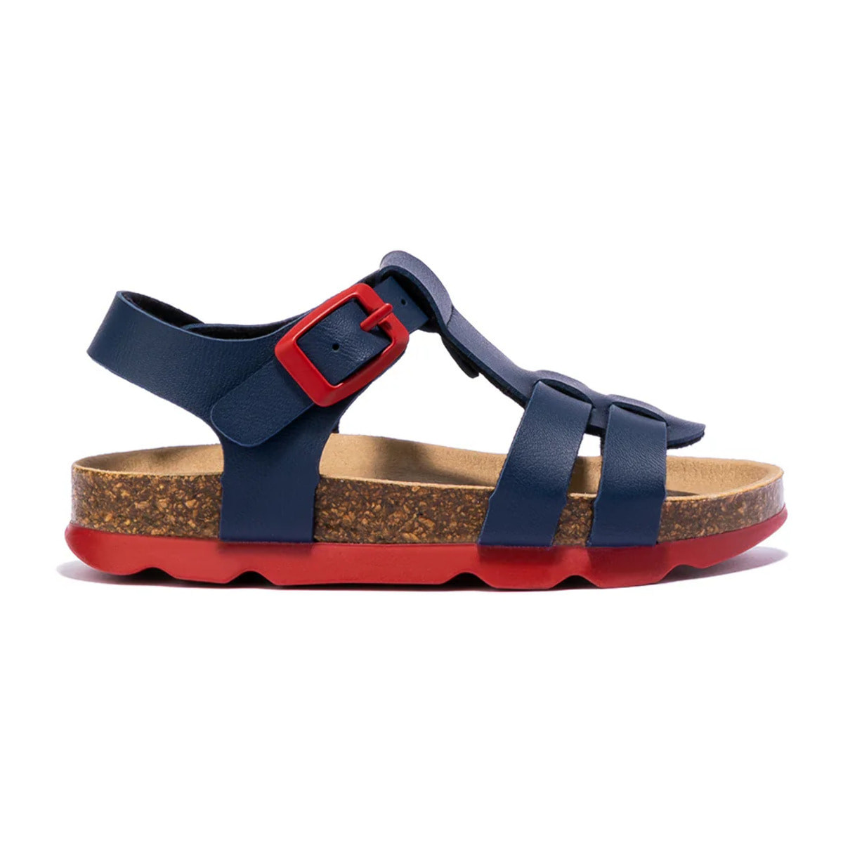 Sandalias Unisex Bio Hebilla En Azul Marino