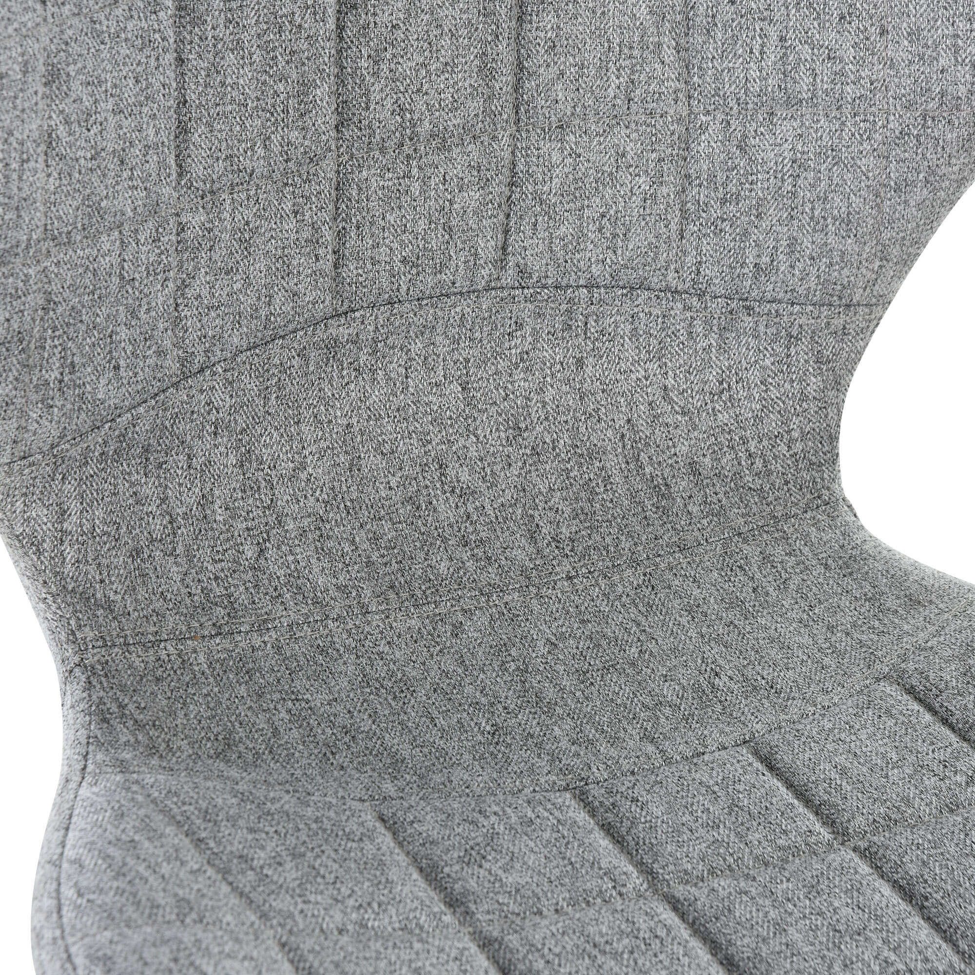 Lot de 2 tabourets de bar design contemporain hauteur d'assise réglable 59-81 cm pivotant 360° lin gris