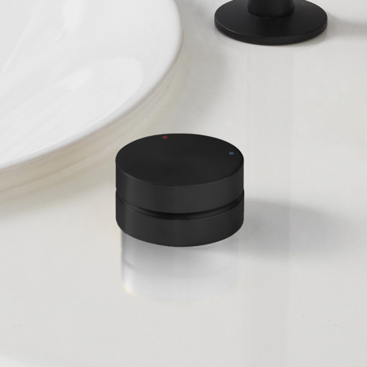 Mitigeur lavabo 2 trous XL Grands Boulevards Noir mat