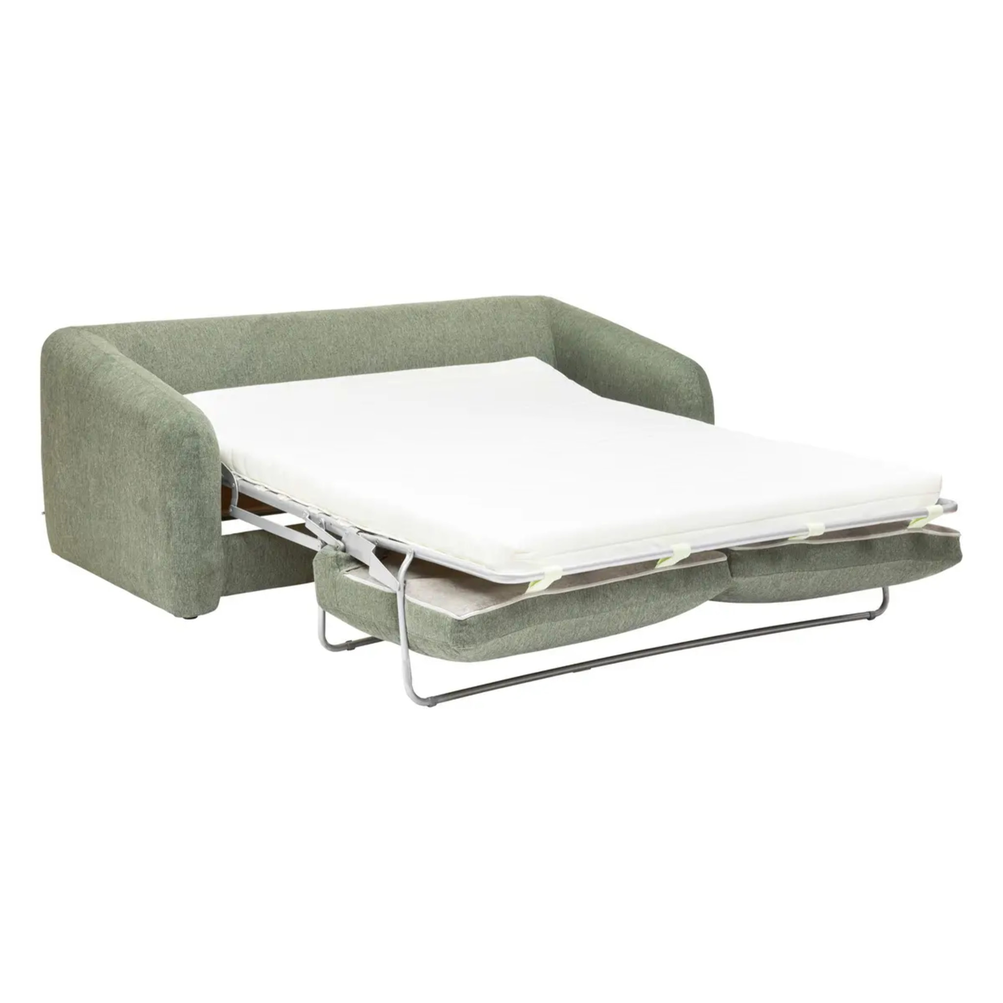 Canapé convertible Guppy - 3 places - vert cèdre