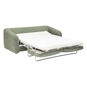 Canapé convertible Guppy - 3 places - vert cèdre