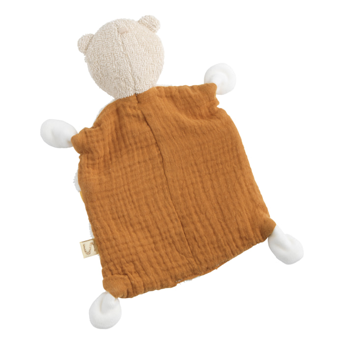 Doudou mouchoir en coton bio
