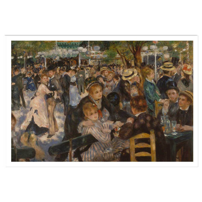 Poster Bal du moulin de la galette - Auguste Renoir Affiche seule