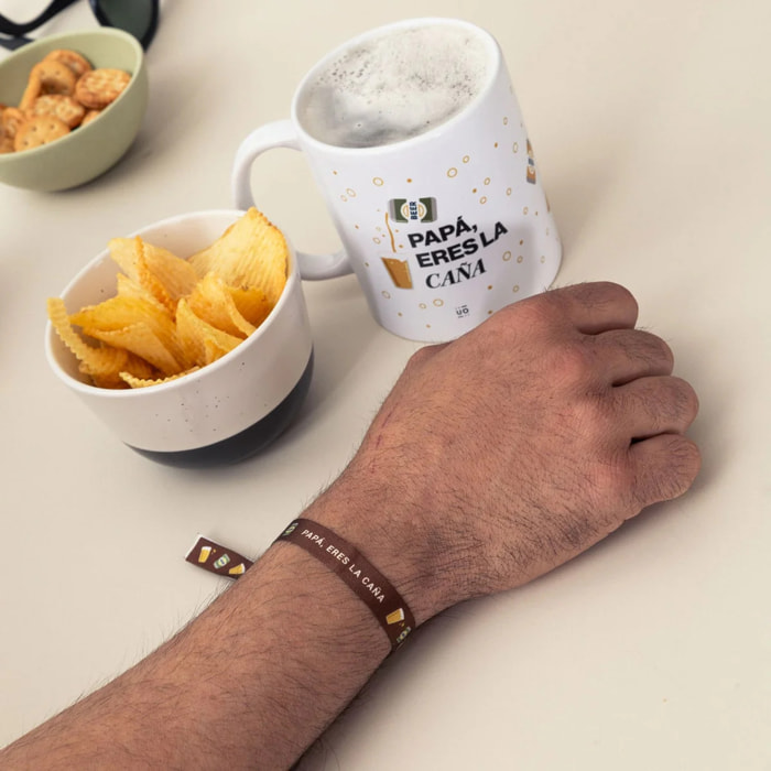 Pulsera "Papá eres la caña"