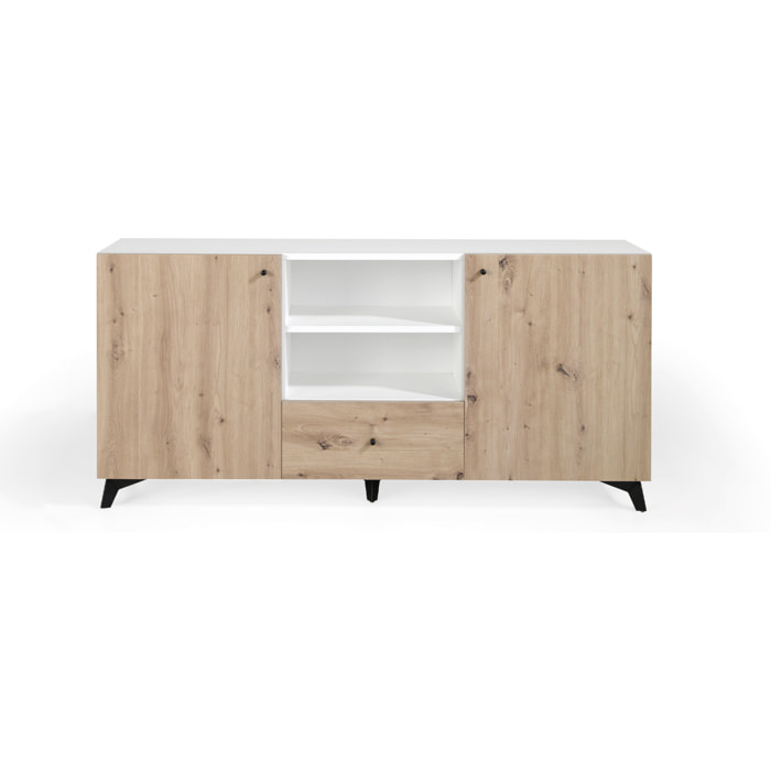 Aparador – Blanco polar y roble