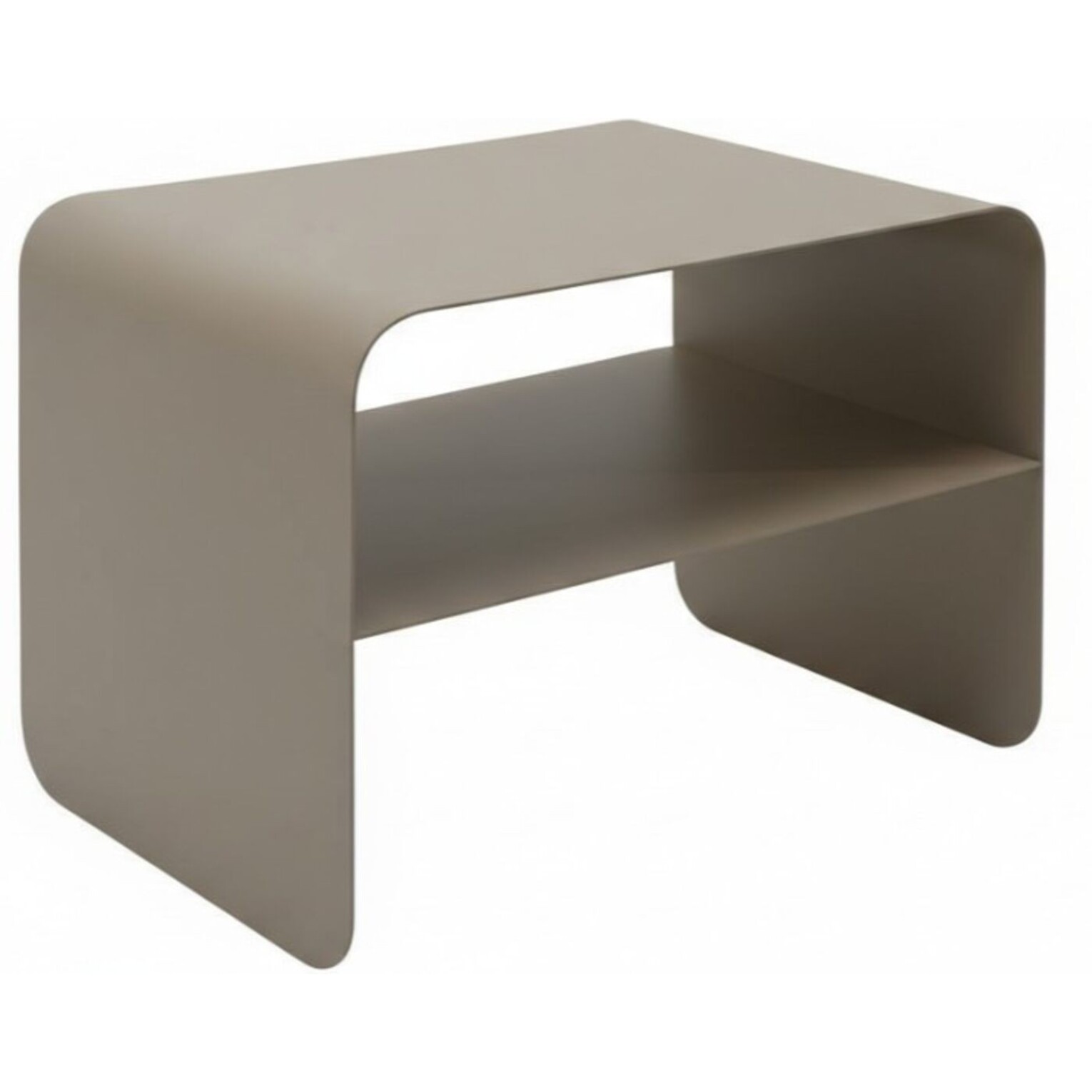Table basse Lounge 58x37cm bronze Kare Design