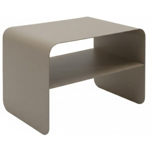Table basse Lounge 58x37cm bronze Kare Design