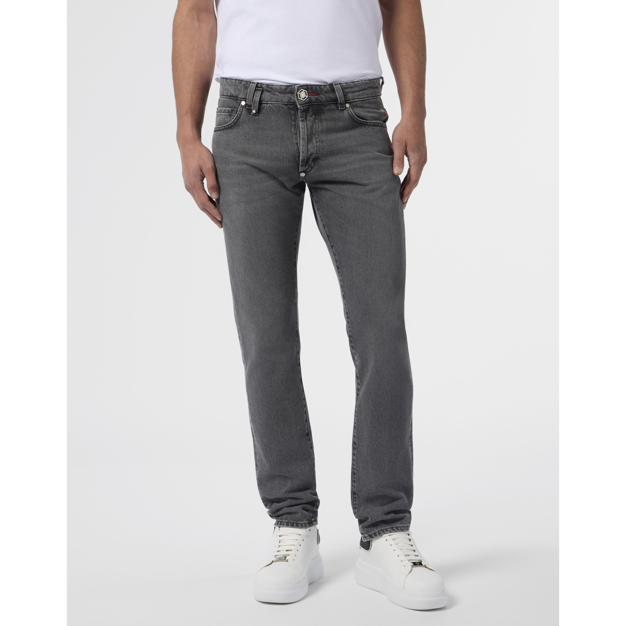 PHILIPP PLEIN Basic Straight Cut Jeans