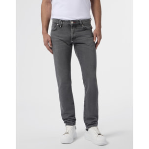 PHILIPP PLEIN Basic Straight Cut Jeans