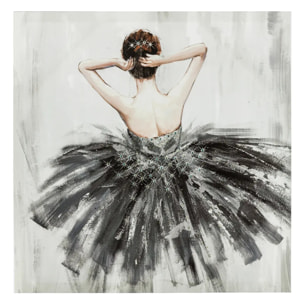 Toile imprimée "Danseuse" 48x48cm