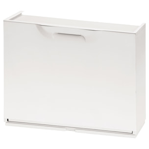 Pack de 2 zapateros en polipropileno color blanco