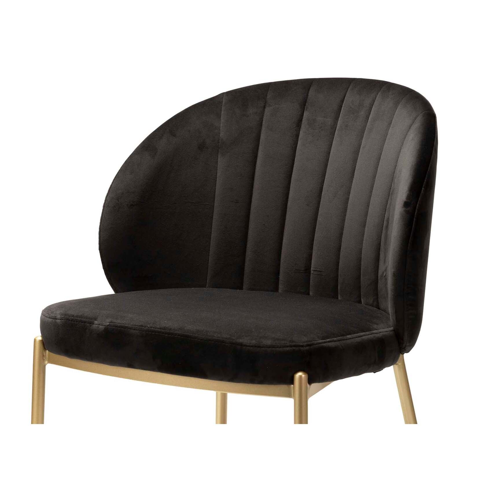 Silla Velvet Negro Lali 57x55x80 Cm