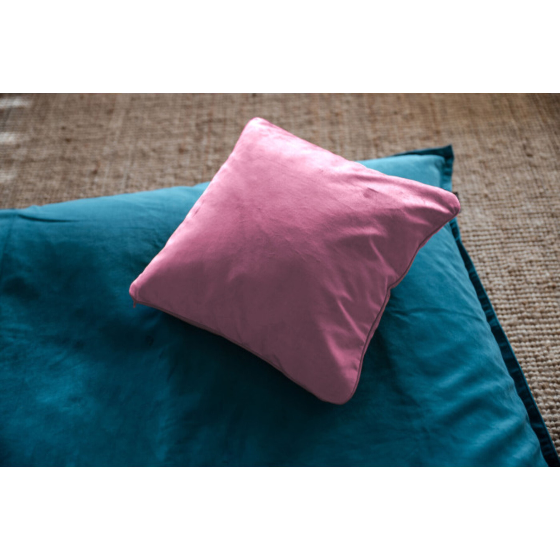 Coussin Velours Dragee