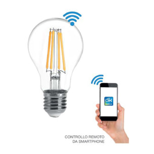 OMEGA Lampadina LED Filamento Smart 7W E27